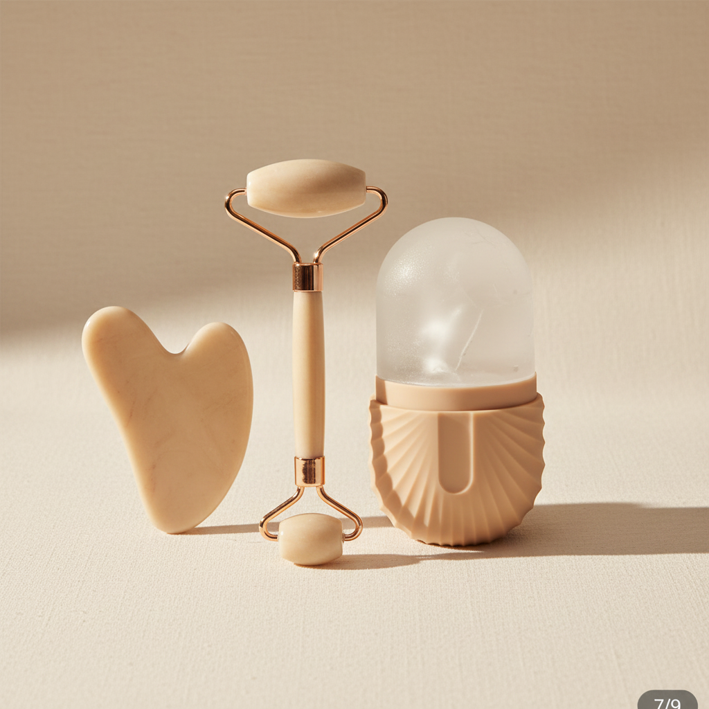 Lumiq care  Gua Sha + Roller Gift Set