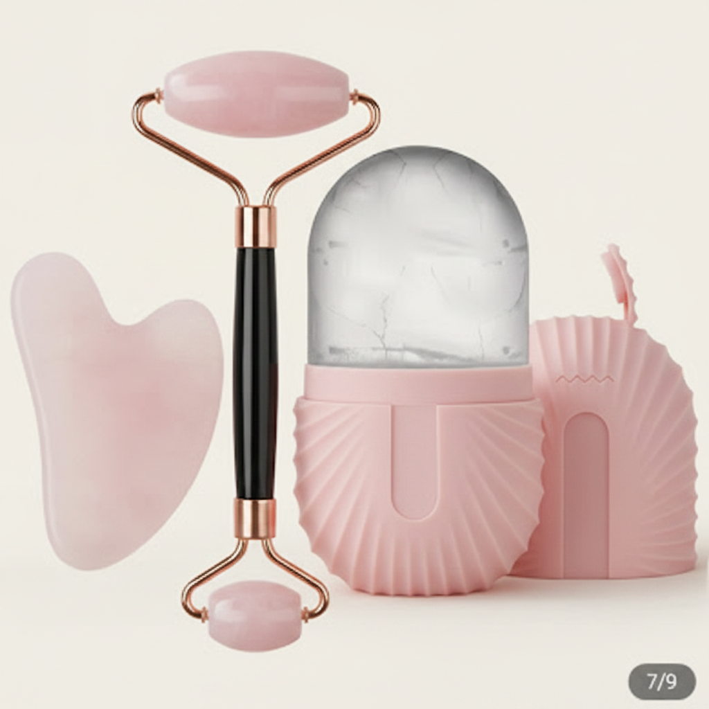 Lumiq care  Gua Sha + Roller Gift Set